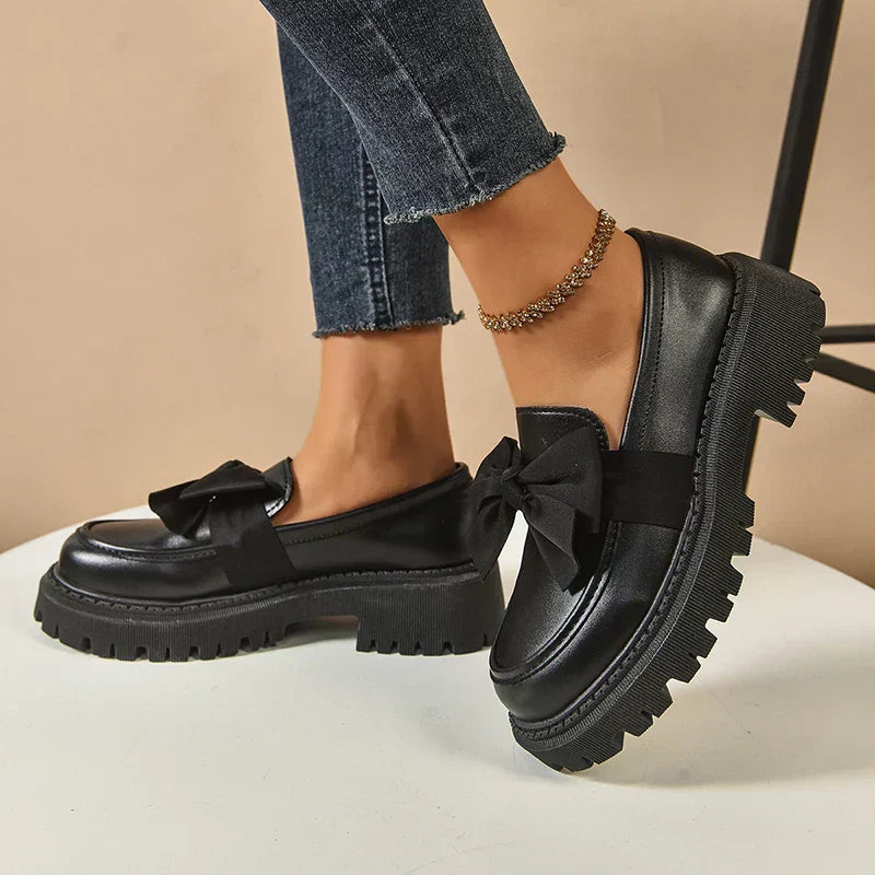 Valentina Bow Loafers for Women