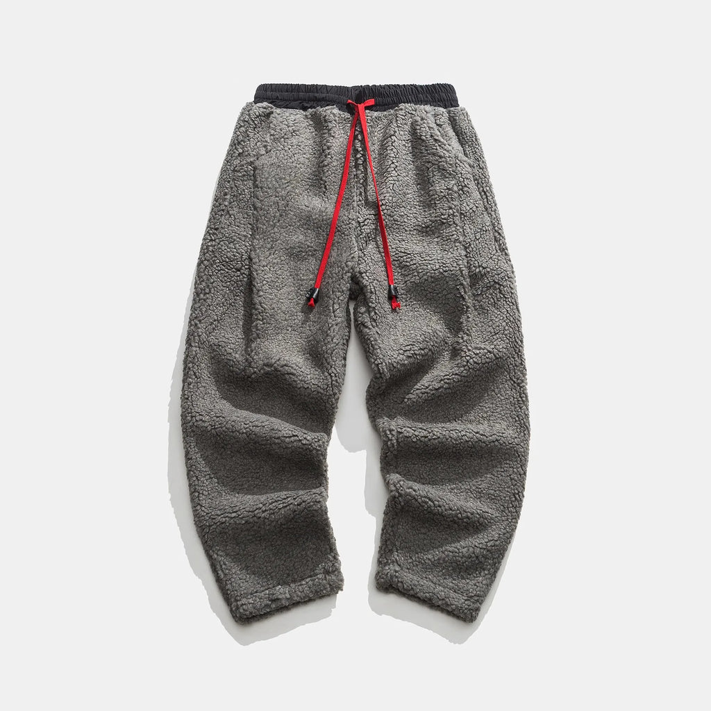 Men's Fleece Sweatpants, Warm with Elastic Waist