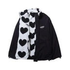 Reversible Jacket Women with Heart Design