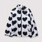 Reversible Jacket Women with Heart Design