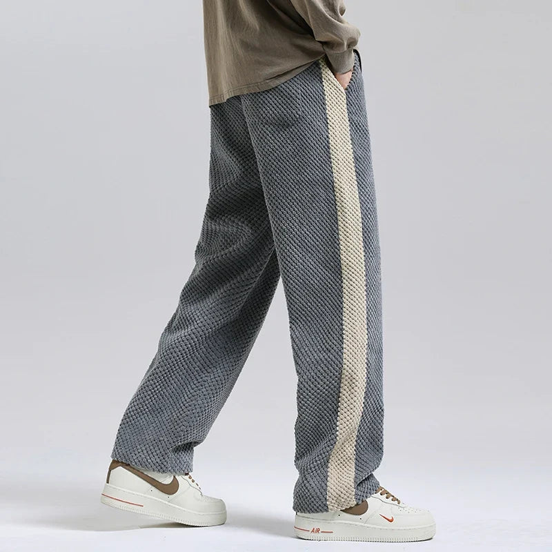 Corduroy Pants Men Wide Leg Sweatpants