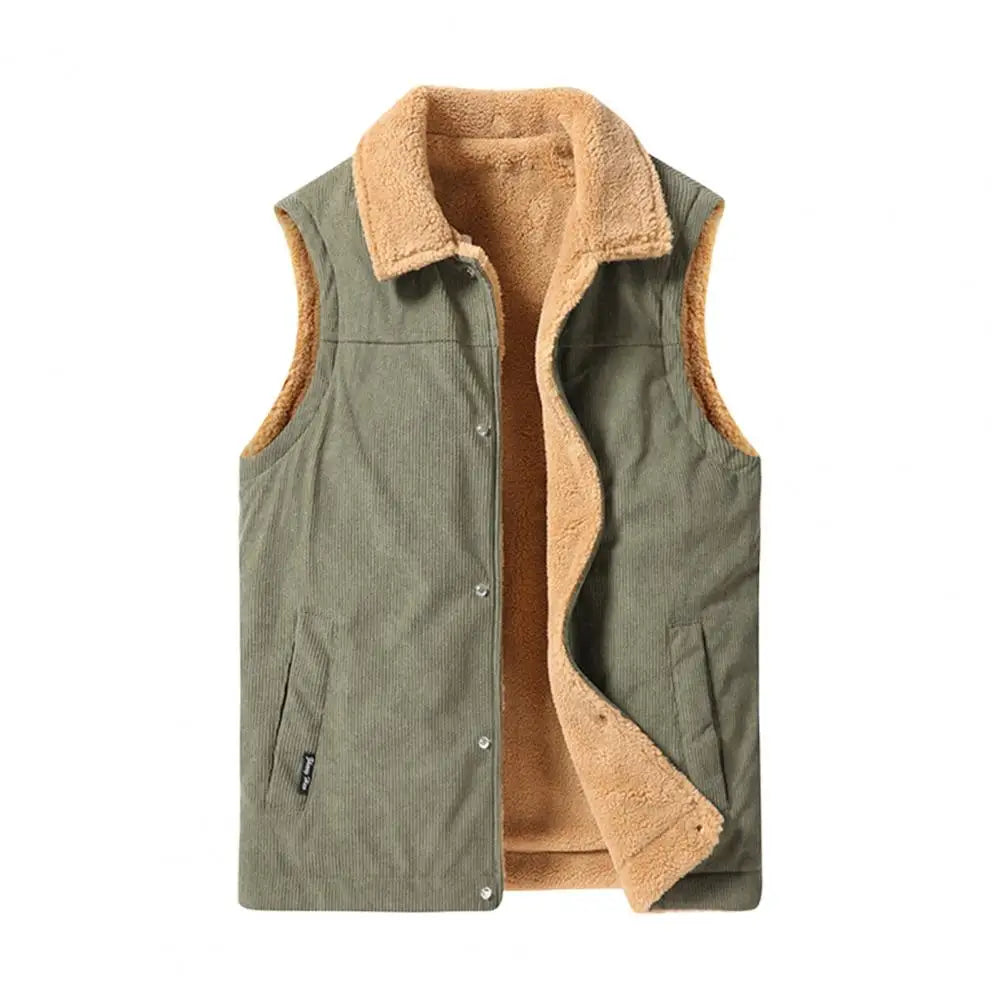 Men's Fleece Vest, Warm and Versatile