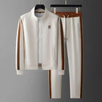 Tracksuit Men Stripe 2 Piece Jogger Set