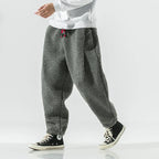 Men's Fleece Sweatpants, Warm with Elastic Waist