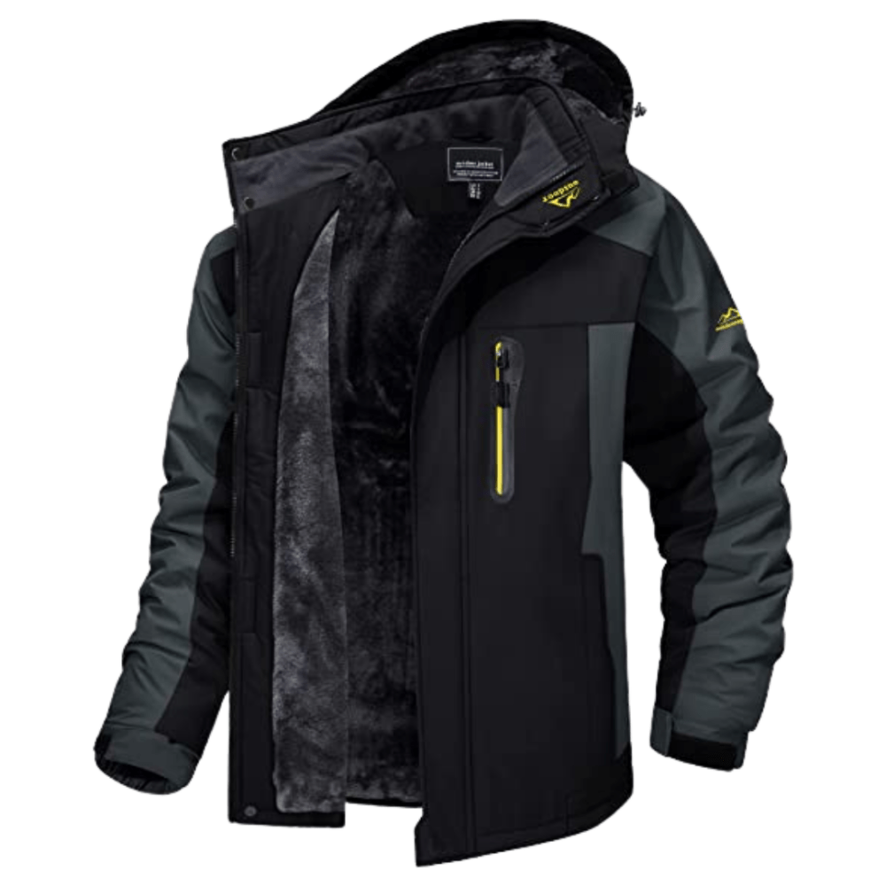 Waterproof Jacket Men, Warm for Winter Days