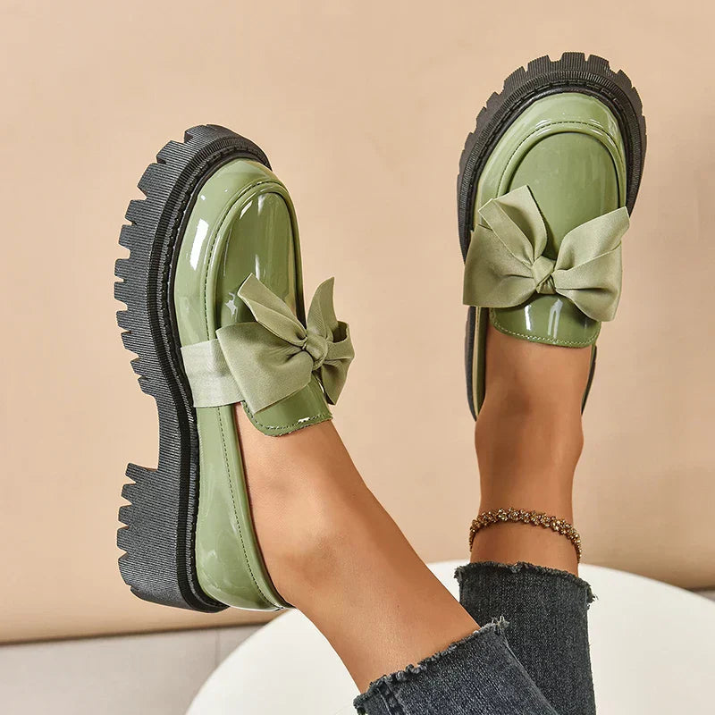 Valentina Bow Loafers for Women