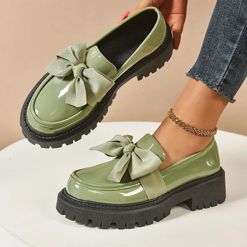 Valentina Bow Loafers for Women
