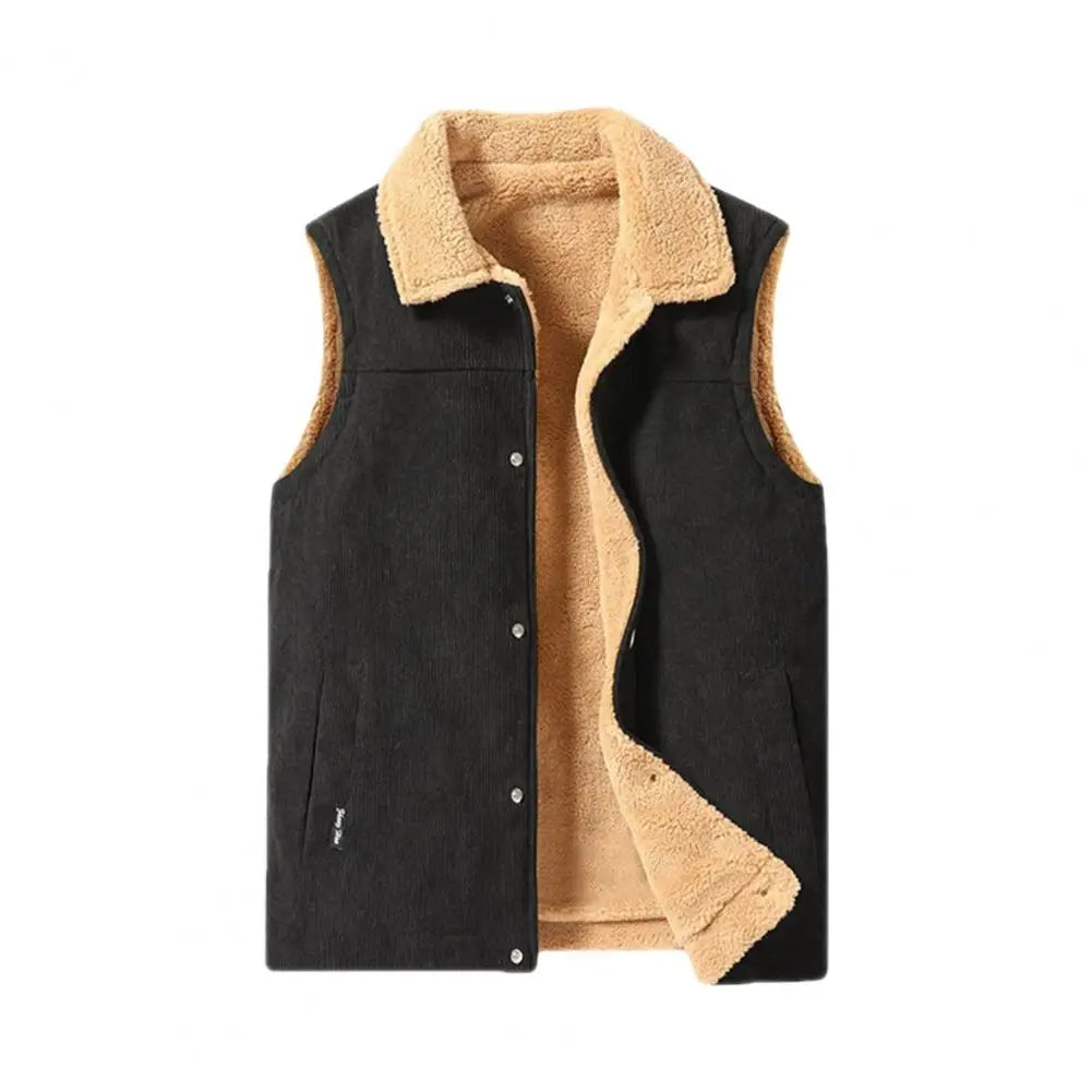 Men's Fleece Vest, Warm and Versatile