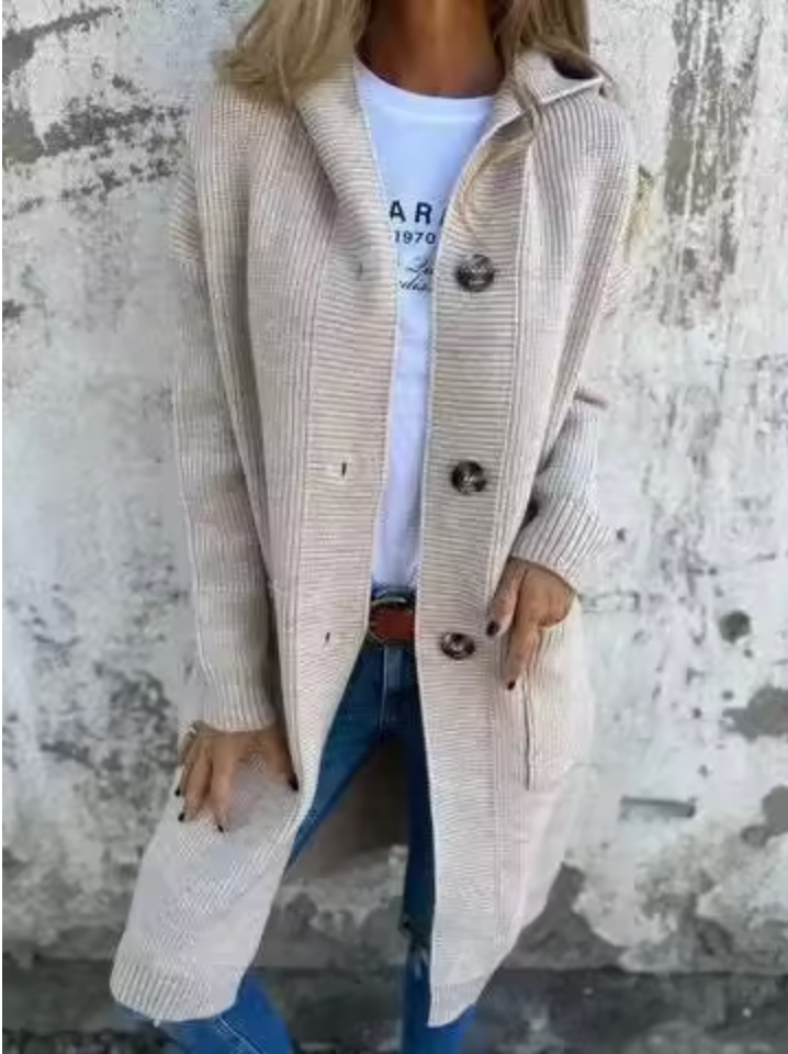 Women's Long Cardigan, Warm and Soft
