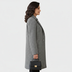 Women's Long Wool-Blend Coat, Classic Cut