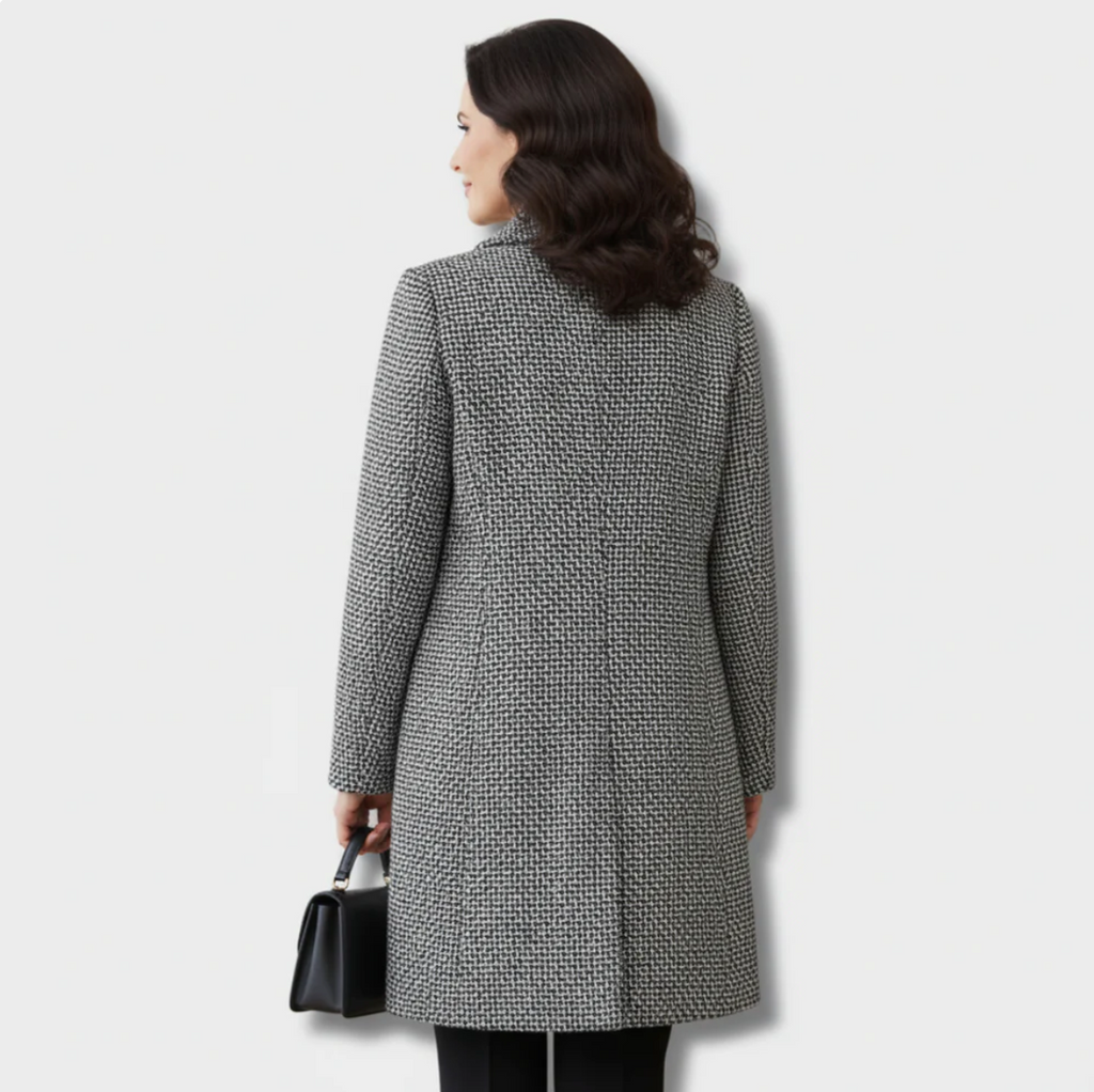 Women's Long Wool-Blend Coat, Classic Cut
