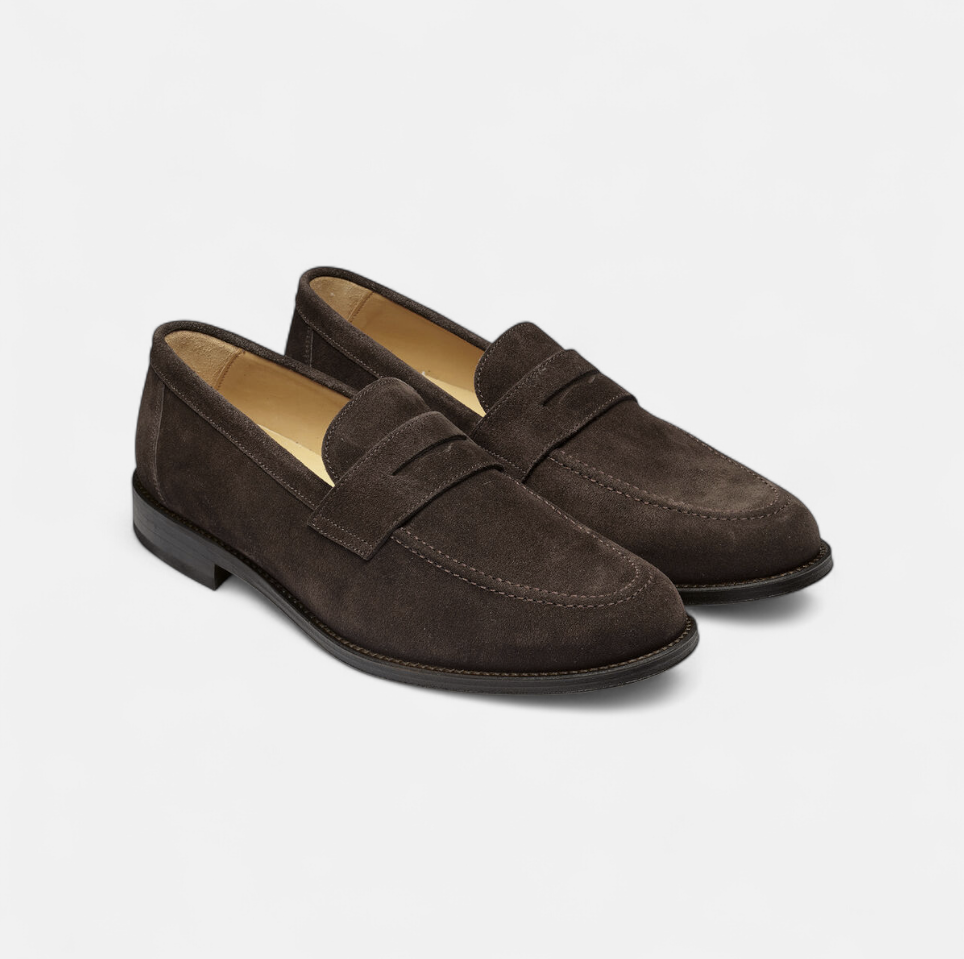 Men's Suede and Leather Moccasins