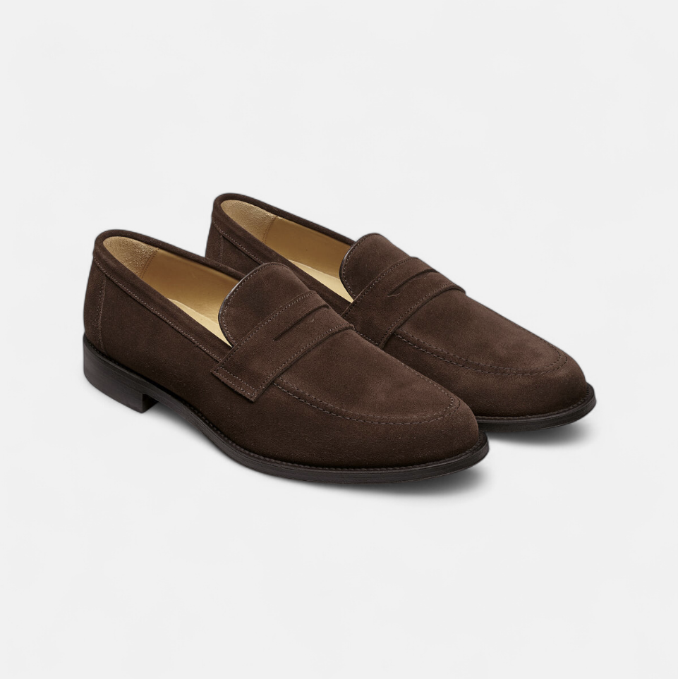 Men's Suede and Leather Moccasins