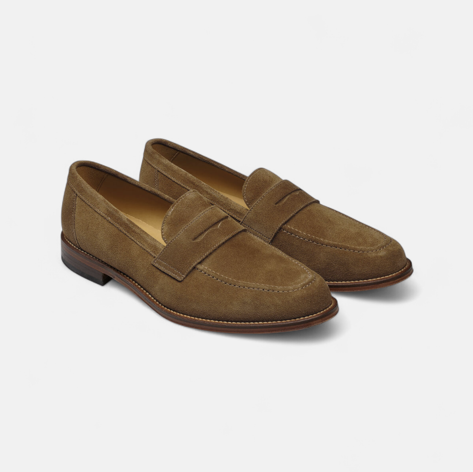 Men's Suede and Leather Moccasins