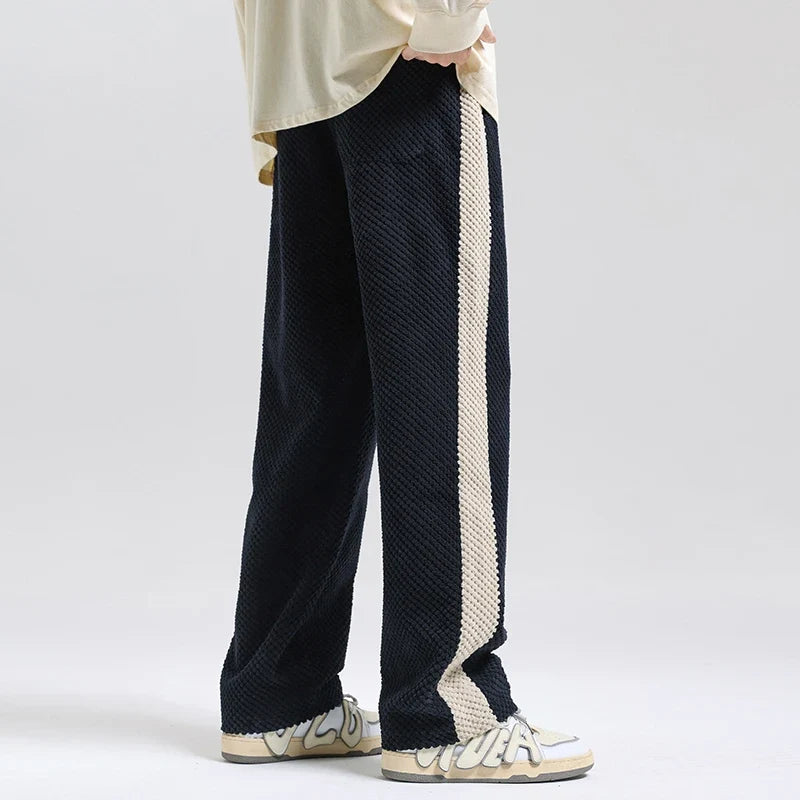 Corduroy Pants Men Wide Leg Sweatpants