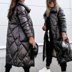 Winter Coat Women with Hood, Lined and Water-Repellent