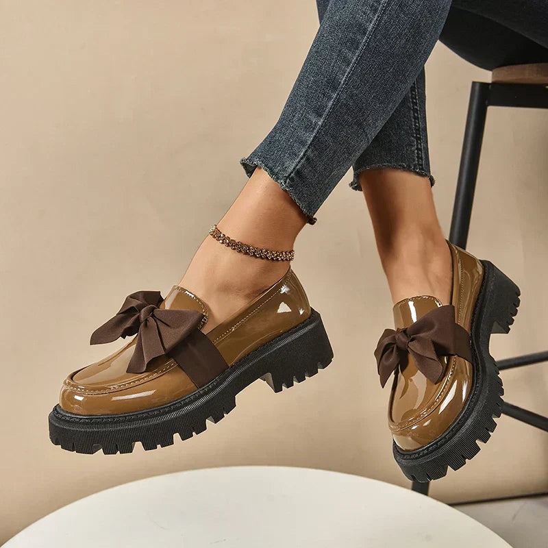 Valentina Bow Loafers for Women