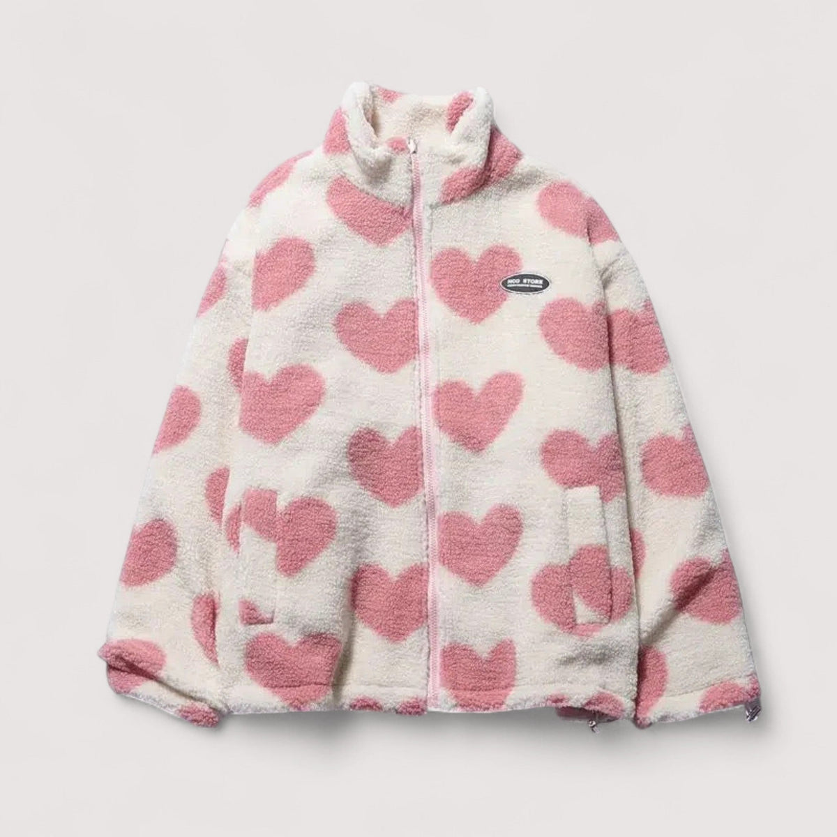 Reversible Jacket Women with Heart Design
