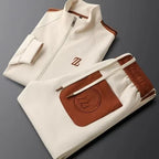 Tracksuit Men Stripe 2 Piece Jogger Set