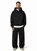 Tracksuit Men Hooded Straight Fit Set