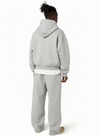 Tracksuit Men Hooded Straight Fit Set