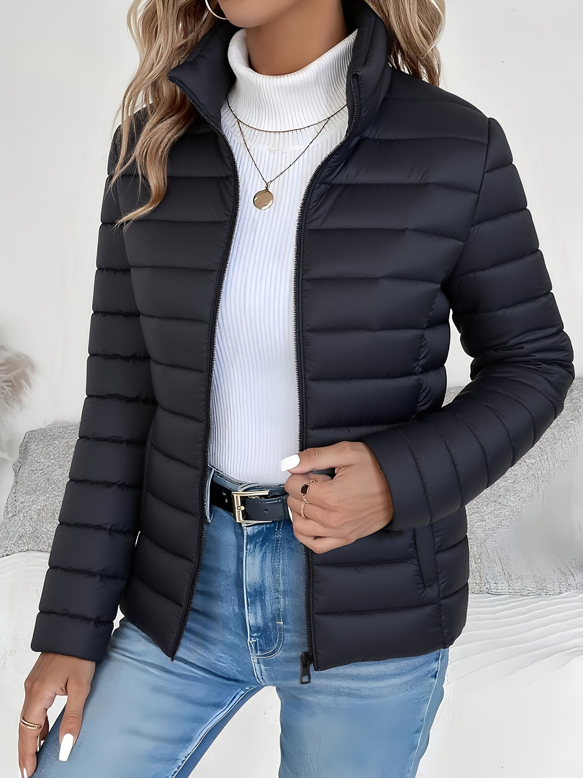 Cornelia | Übergangsjacke mit Stehkragen