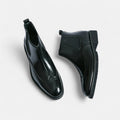 Chelsea Boots Men, Faux Leather and Elegant