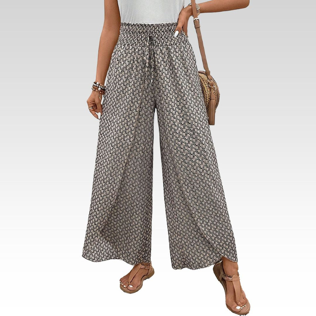 Lizzy | Wide-Leg Pants with Geometric Print