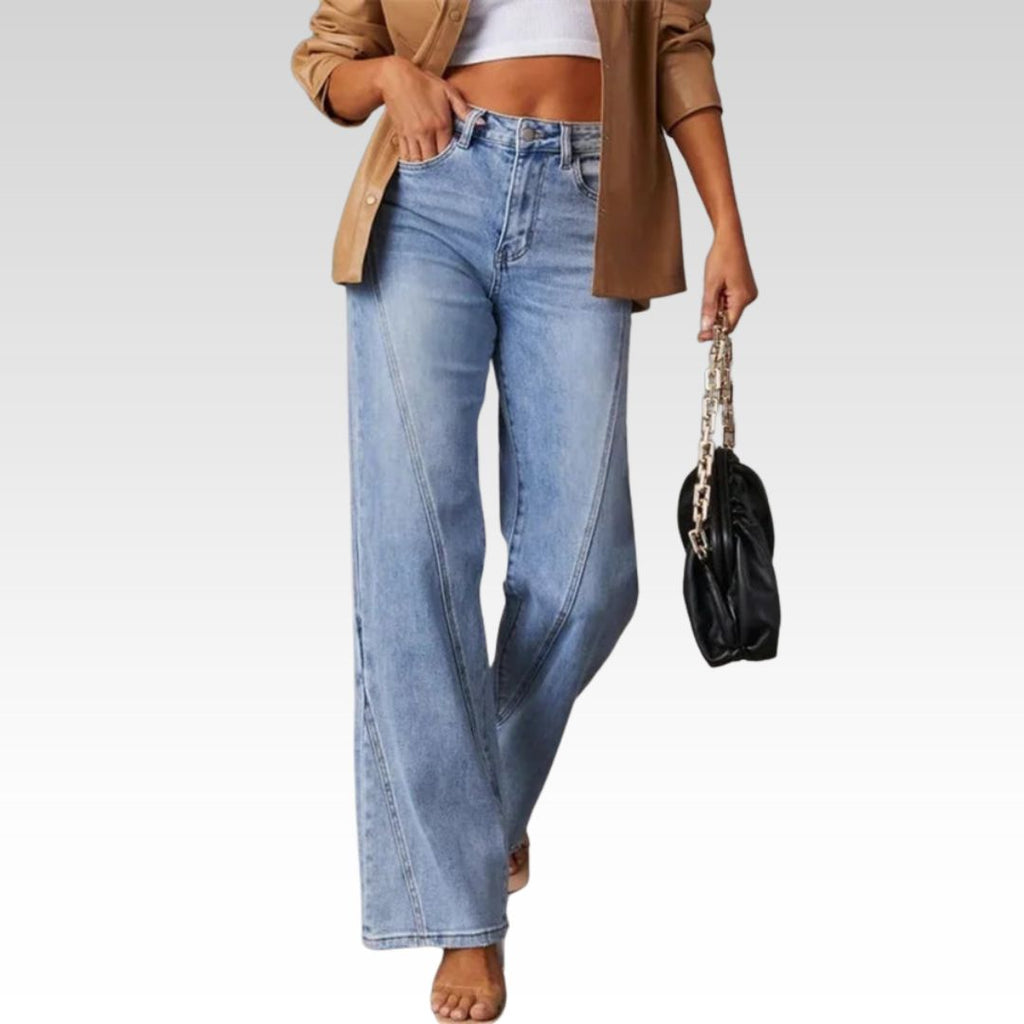 Ella | High-Waisted Wide-Leg Jeans