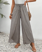 Lizzy | Wide-Leg Pants with Geometric Print