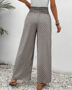 Lizzy | Wide-Leg Pants with Geometric Print
