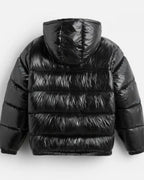Puffer Jacket Men with Hood, Windproof and Warm Lined
