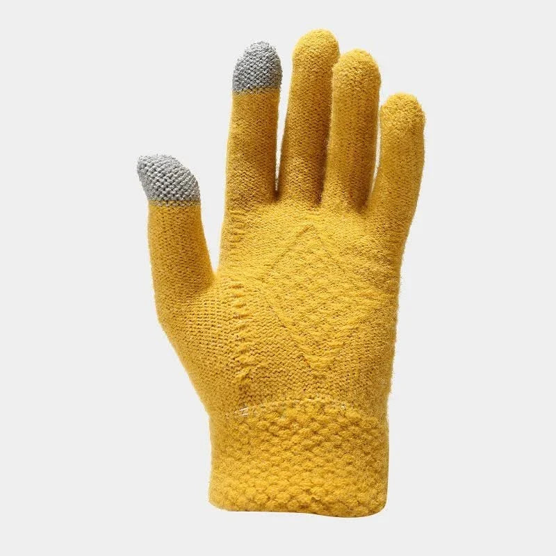Scarf Hat and Gloves Set Women Knit