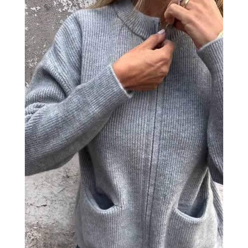 Women's Brown Cardigan, Warm for Fall