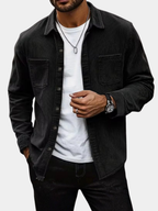 Corduroy Shirt Jacket Men, Warm