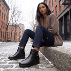 Ankle Boots Women Wide Fit Pull On