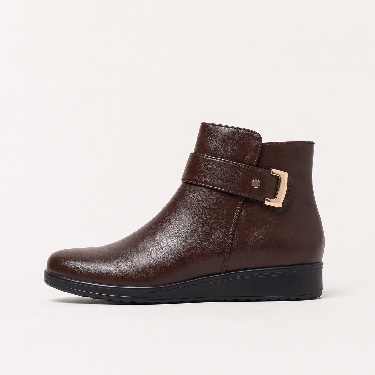 Ankle Boots Women Wide Fit Pull On