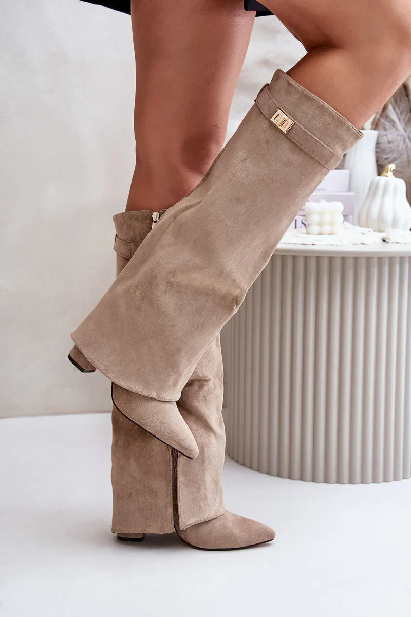 ARIANA Knee-High Suede Boots