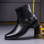 Men's Vintage Leather Boots, Premium Craftsmanship