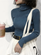 Women's Slim-Fit Turtleneck Sweater