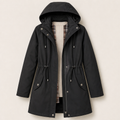 Winter Coat Women with Removable Hood, Lined
