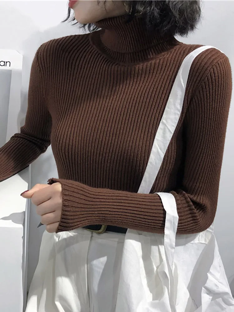 Women's Slim-Fit Turtleneck Sweater