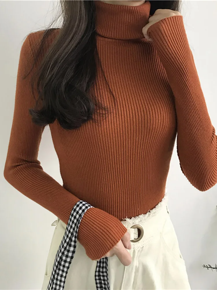 Women's Slim-Fit Turtleneck Sweater