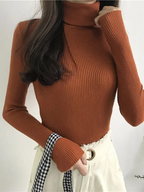Women's Slim-Fit Turtleneck Sweater