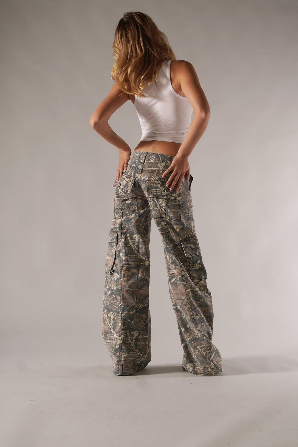 Mila | Cargohose mit Camouflage-Muster