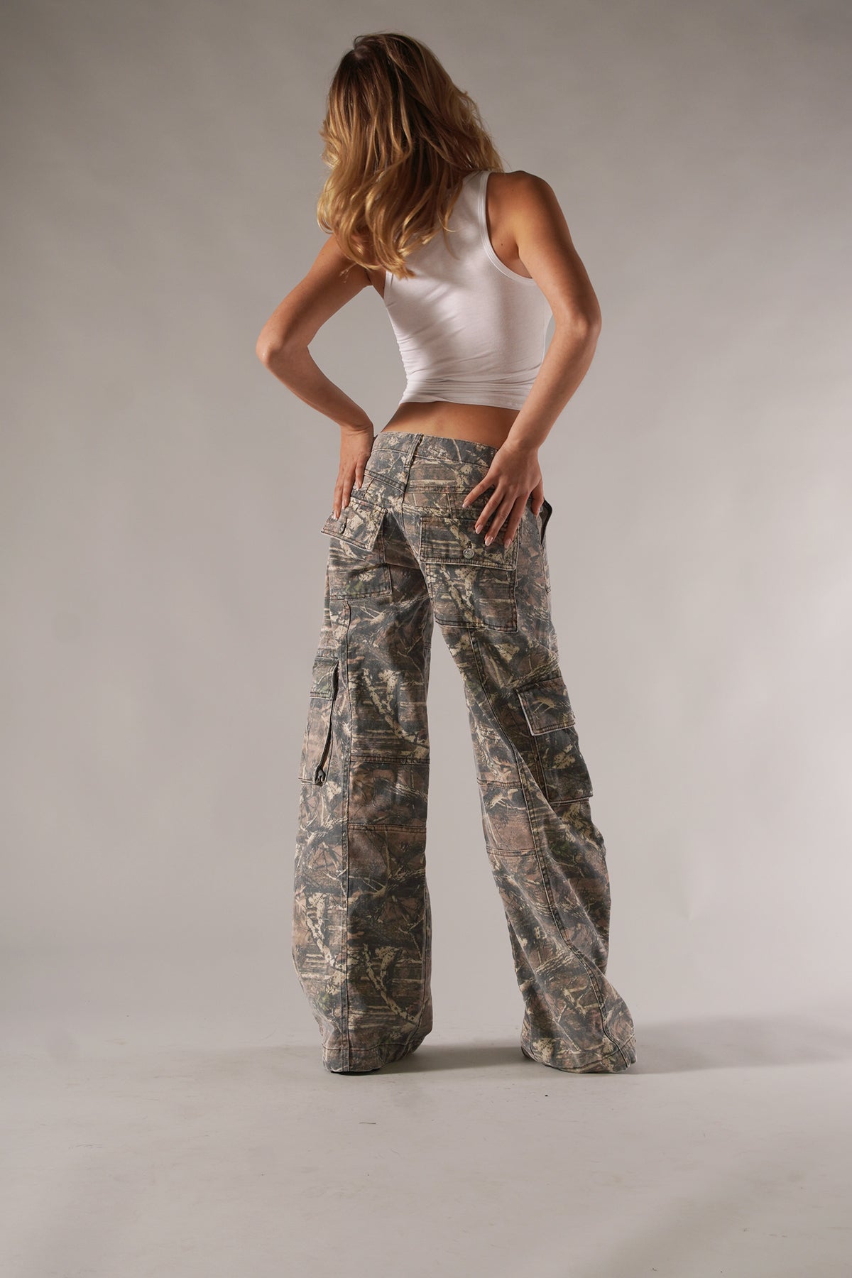 Mila | Cargohose mit Camouflage-Muster