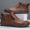 Elegant Men's Shoes with Side Zipper
