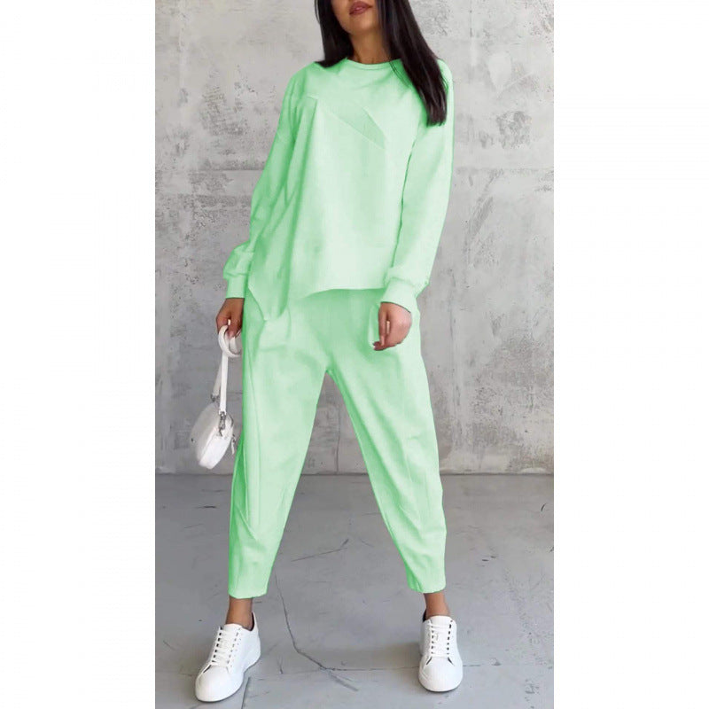 Women's Two-Piece Set, Casual Top and Pants