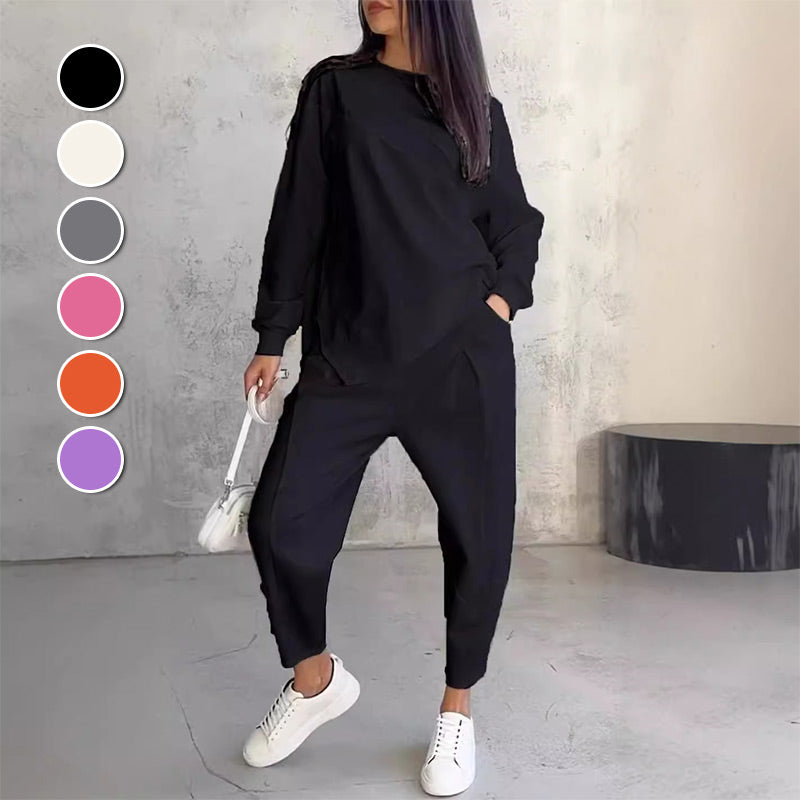Women's Two-Piece Set, Casual Top and Pants