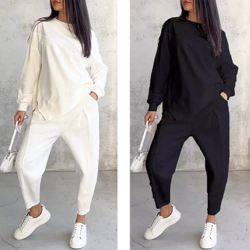 Women's Two-Piece Set, Casual Top and Pants